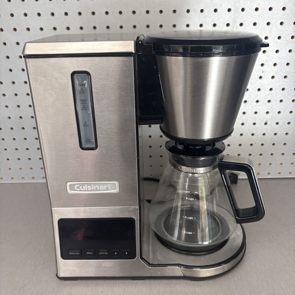 Cuisinart PurePrecision Pour Over Coffee Maker CPO-850 Thermal Carafe Silver